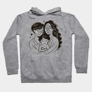 Two moms Hoodie